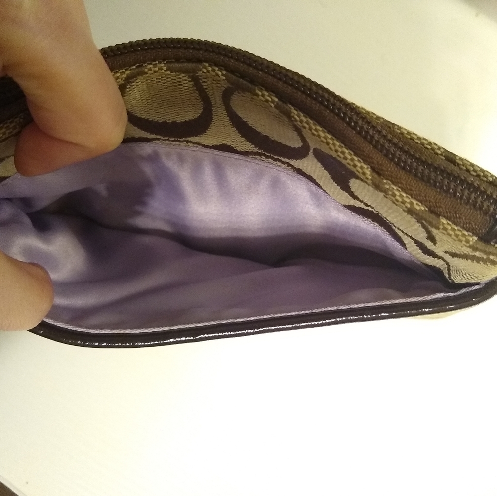 Coach Monogram Coin Purse - Picture 5 of 7